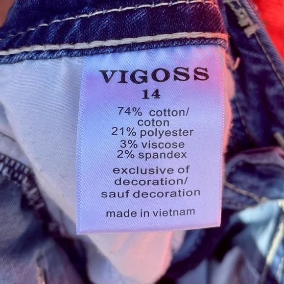 Vigoss slim bootcut embroidered jeans - Picture 12 of 12